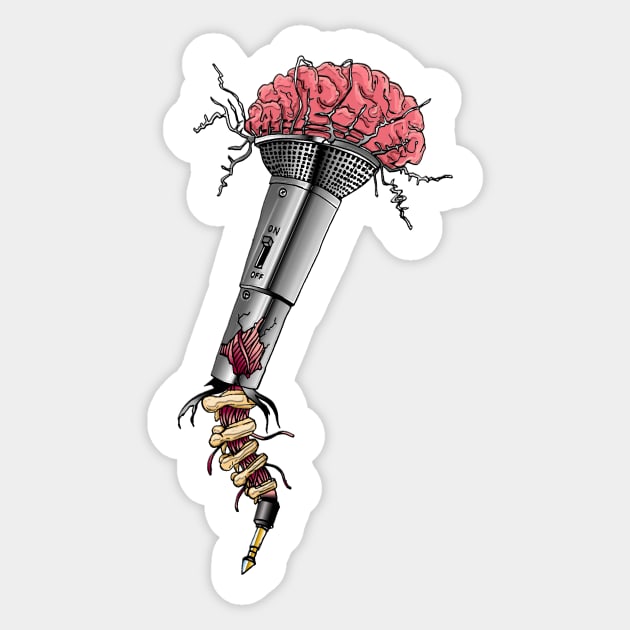 Brain Mic Sticker by Wakanda Forever